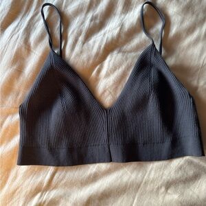 H&M Black Seamless Bra Intimates & Sleepwear